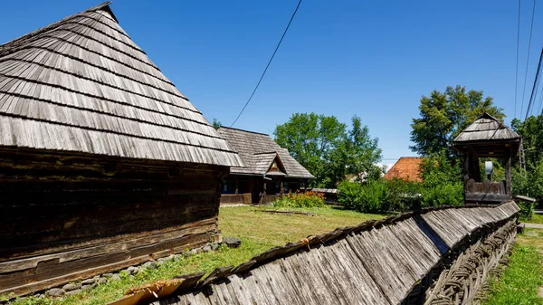 Old Farm Houses Maramures Romania — Fotografia de Stock