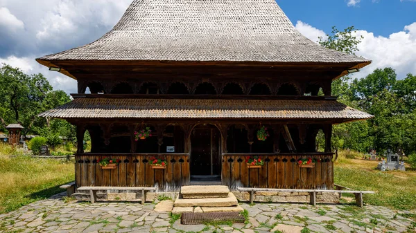 Die Holzkirche Von Surdesti Maramures Rumänien — Stockfoto