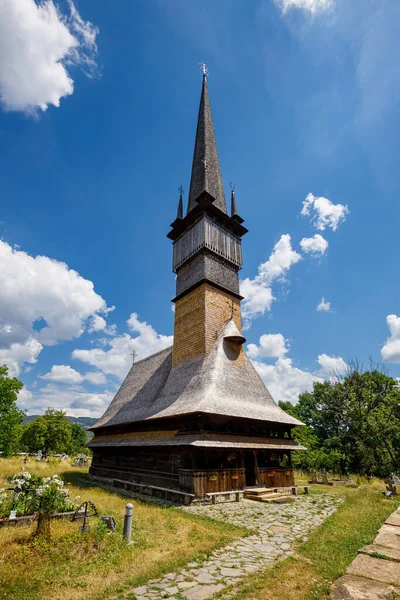 Wooden Church Surdesti Maramures Romania — Foto de Stock