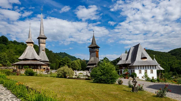 Barsana Monastery Maramures Romania — Zdjęcie stockowe