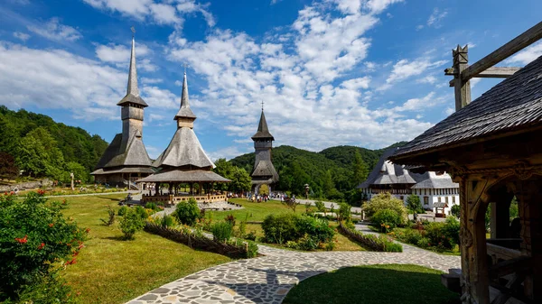 Barsana Monastery Maramures Romania — стоковое фото