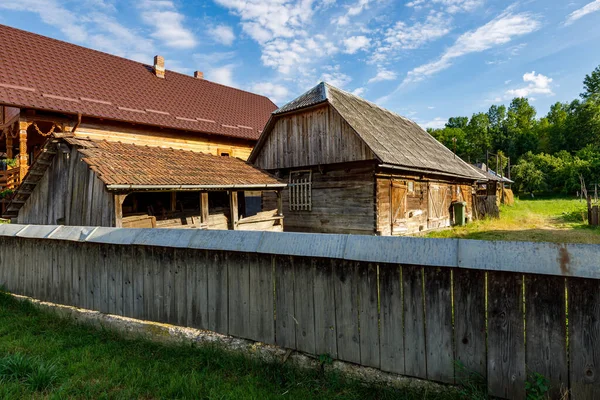 Farms Farm Houses Oncesti Maramures Romania — 스톡 사진