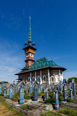The merry cemetery of sapanta in the Maramures of Romania