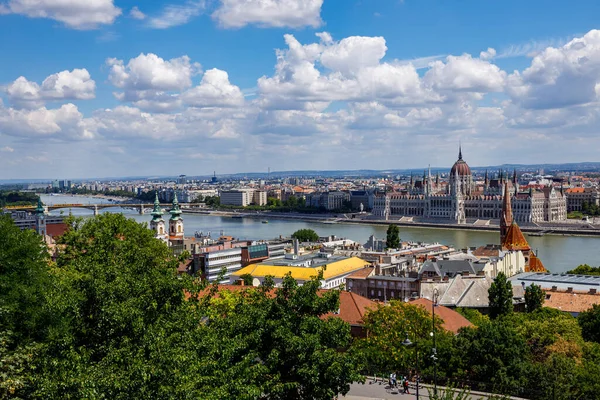 City Budapest Parliament Building — Stockfoto