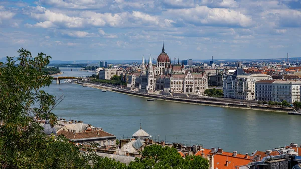 City Budapest Parliament Building — Foto Stock