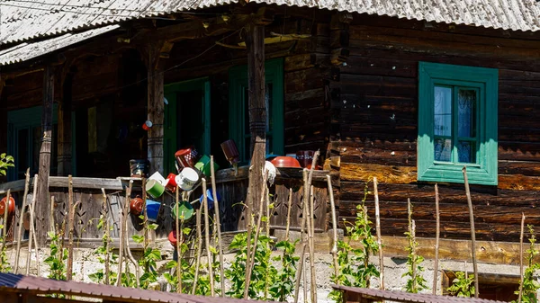 Old Farm Houses Maramures Romania — стоковое фото