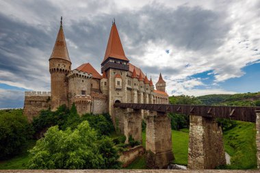 Corvin Castle n Hunedoara n Romania