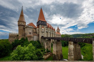 Corvin Castle n Hunedoara n Romania