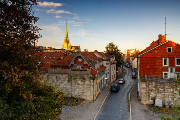 Historic City Wall Muehlhousen Thuringia — Stock Photo, Image