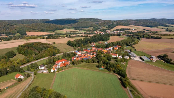 Das Dorf Breitzbach Hessen — Stockfoto
