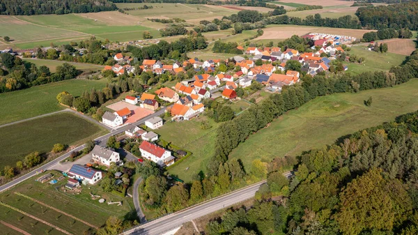 Das Dorf Unhausen Hessen — Stockfoto