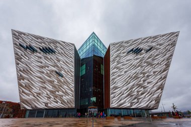 Belfast İrlanda 'daki Titanik Müzesi, 14 Ağustos 2015