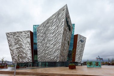 Belfast İrlanda 'daki Titanik Müzesi, 14 Ağustos 2015