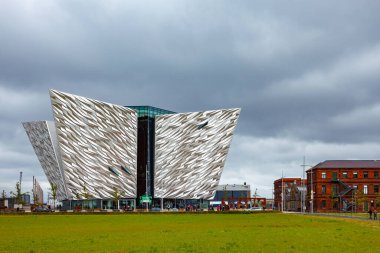 Belfast İrlanda 'daki Titanik Müzesi, 14 Ağustos 2015