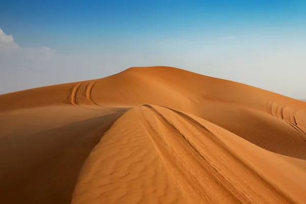 The road to the dunes — Zdjęcie stockowe