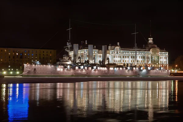 Rosyjski krążownik aurora — Zdjęcie stockowe