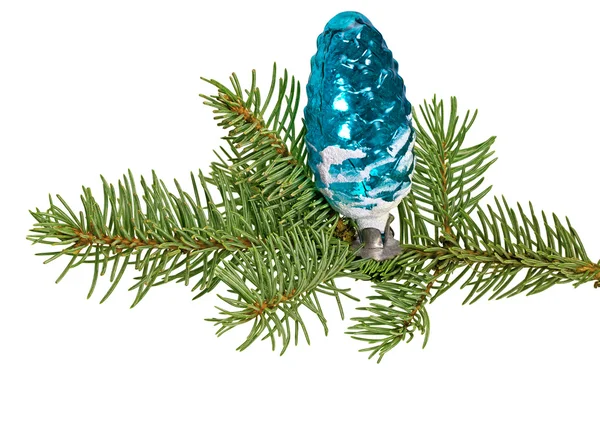 Christmas toy pine cone — Stock Photo, Image