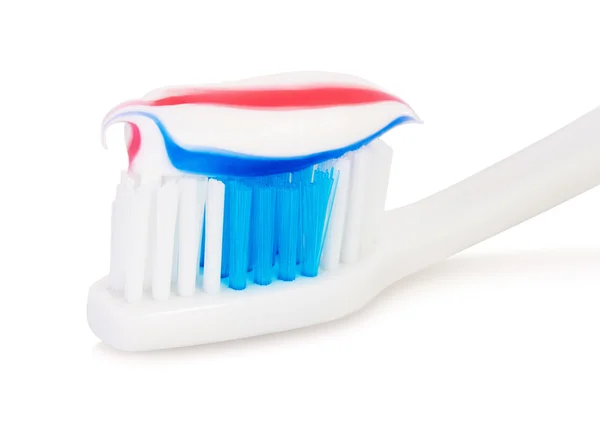 Brosse à dents avec dentifrice — Photo