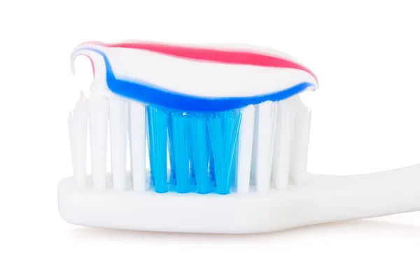 Brosse à dents avec dentifrice — Photo