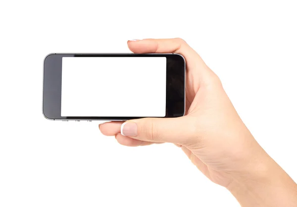 Phone in hand — Stock Photo, Image