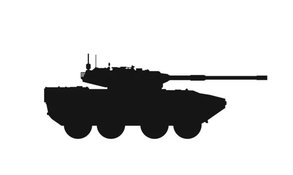 Manoeuvre Vechtvoertuig Icoon Oorlog Leger Symbool Geïsoleerd Vectorbeeld Voor Militaire — Stockvector