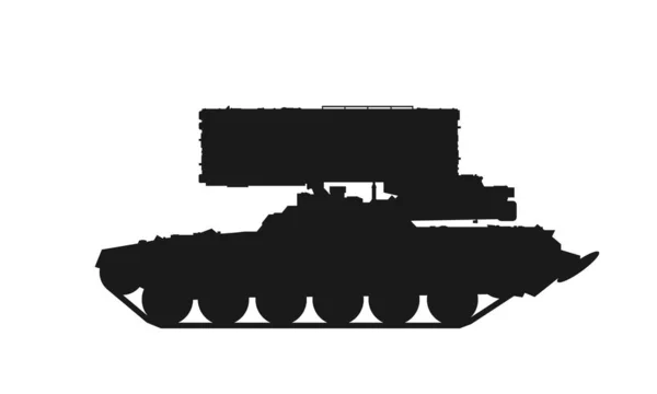 Heavy Flamethrower System Solntsepyok War Weapon Army Symbol Isolated Vector — Vetor de Stock