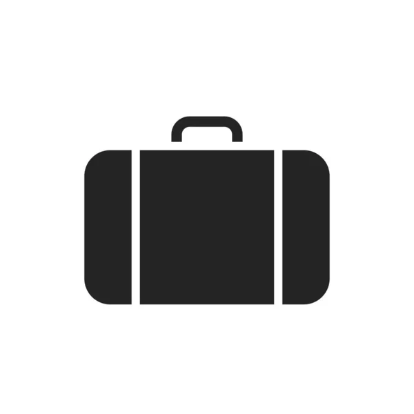 Εικόνα Βαλίτσας Αποσκευές Ταξίδια Και Τουριστικό Σύμβολο Απομονωμένη Διανυσματική Εικόνα — Διανυσματικό Αρχείο
