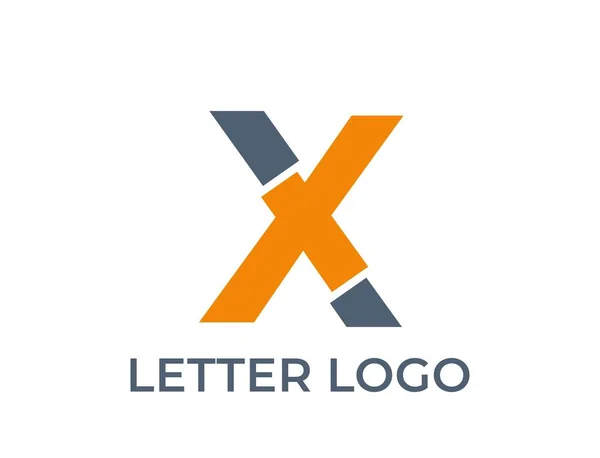 Bokstaven Logotyp Alfabetet Företagets Logotyp Design Kreativ Vektorbild Enkel Stil — Stock vektor