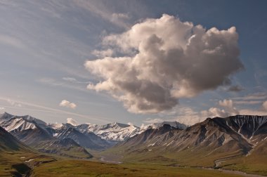 gün batımı Buzulu, denali