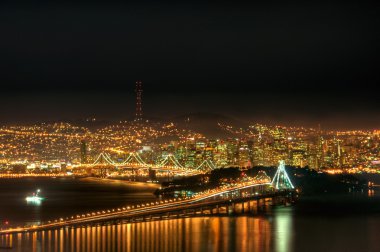 San Francisco Geceleri gökyüzü