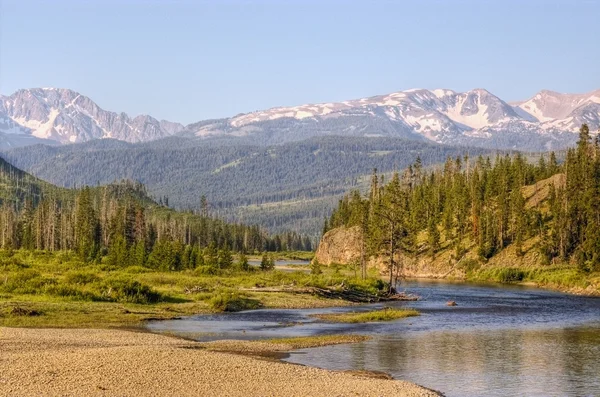 Snake river john d rockefeller memorial parkway — Stok fotoğraf