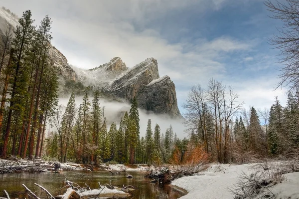 Three Brothers, Yosemite — Stock Photo, Image