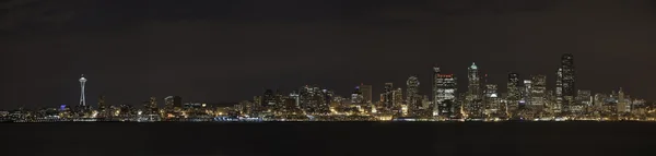 Seattle skyline panorama, gece