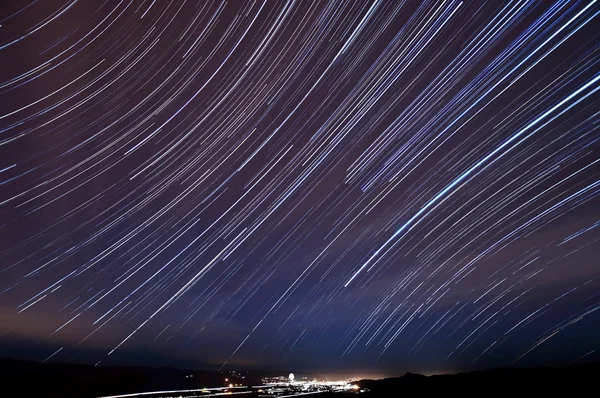 Morgan hill estrela trilhas — Fotografia de Stock