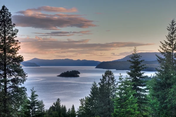 Göl bekleme oreille, Idaho — Stok fotoğraf