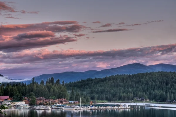 Lake Pend Oreille Sunset, East Hope, Idaho — Stock Photo, Image