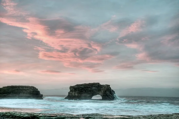 Doğal köprü Sunrise — Stok fotoğraf