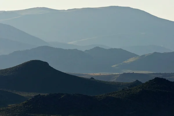 Sidelit Eastern Sierra Foothills — Stock Photo, Image