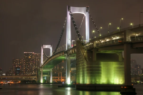 Rainbow Bridge at Night — Stock Photo, Image