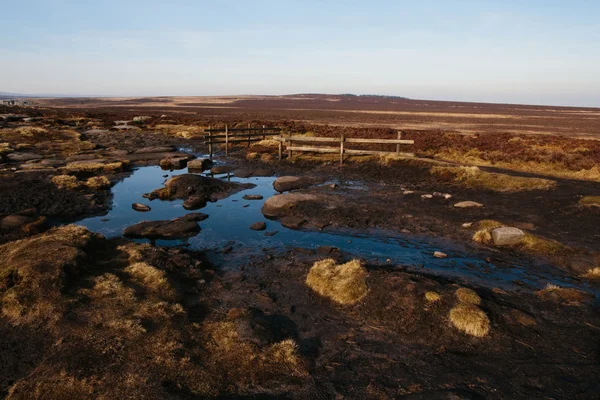 Stanage Edge in Peak District National Park Derbyshire England — Stock Photo, Image