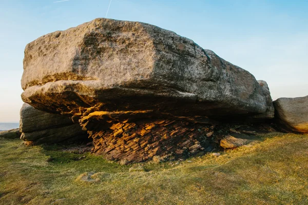 Stanage Edge in Peak District National Park Derbyshire Inglaterra — Fotografia de Stock