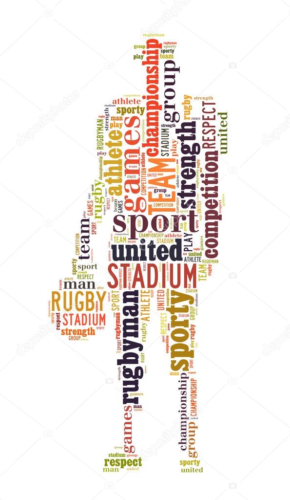 american football word cloud