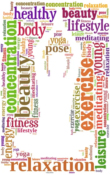 Yoga yapan kadın.