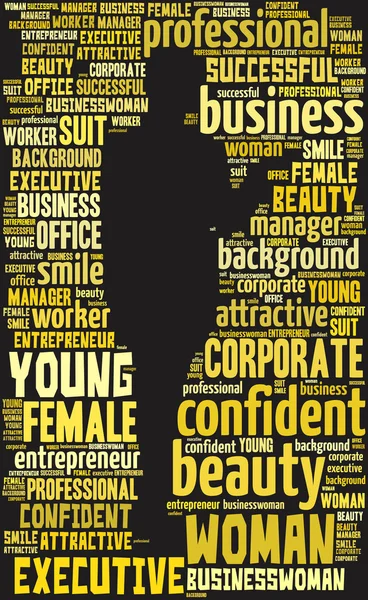 Businesswoman doing presentation — Stock Photo, Image