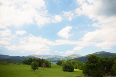 Harika bir manzara İngiliz kırsal