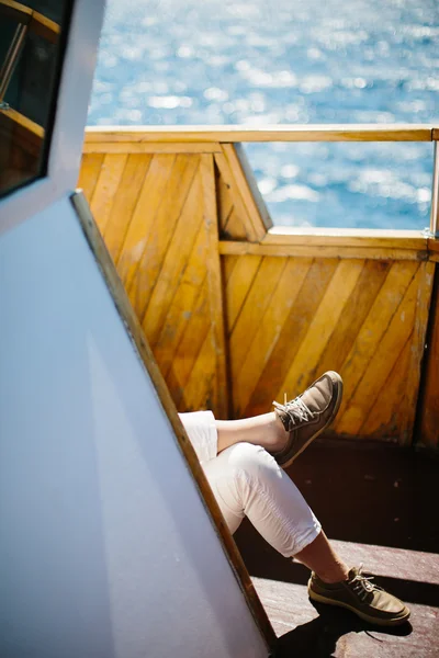 Cruise interior, walk way — Stock Photo, Image