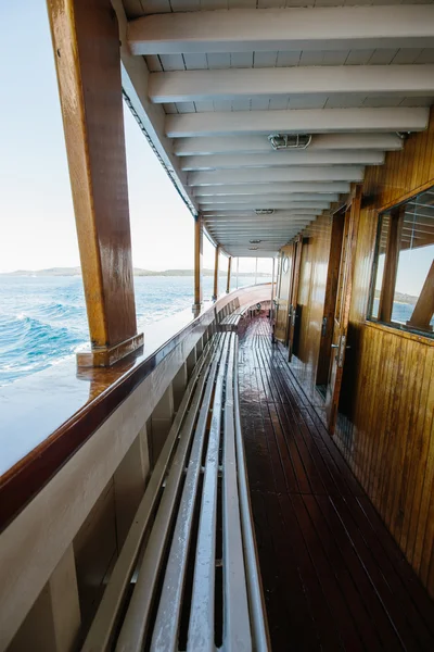 Inside view of sailing cruise — Stock Photo, Image