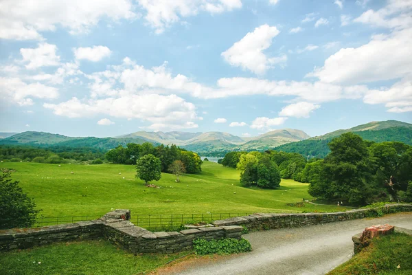 Prachtig uitzicht Britse platteland Stockafbeelding