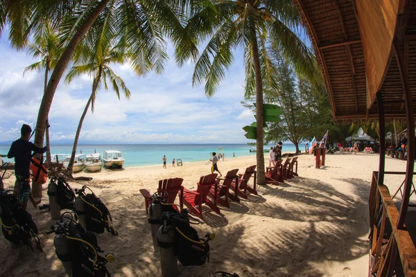 Diving at Mantanani Island Borneo — Stock Photo, Image