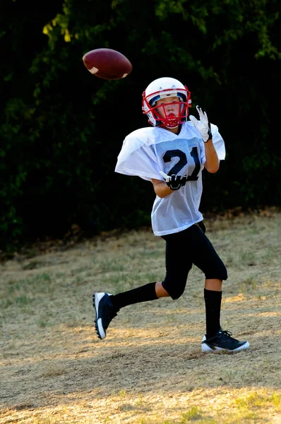 Jonge american football speler — Stockfoto